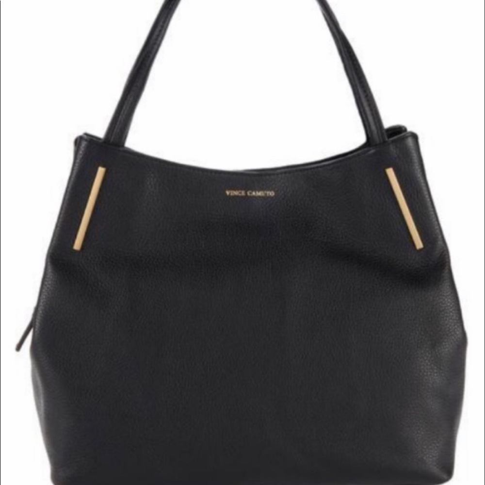 Vince Camuto ⚜️ Large Ike Leather Tote Purse - Picture 6 of 7